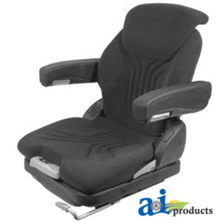 A & I PRODUCTS Grammer Seat Assembly, CHARCOAL MATRIX CLOTH 1" x1" x1" A-MSG65GRC-ASSY